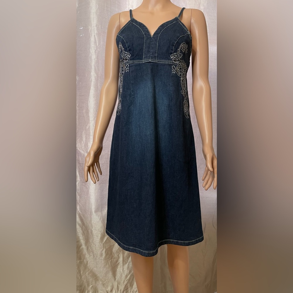 United Colors of Benetton-90s Denim Sundress